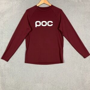 POC Reform Enduro Jersey Men's Medium M Propylene Red Long Sleeve Cycling Biking